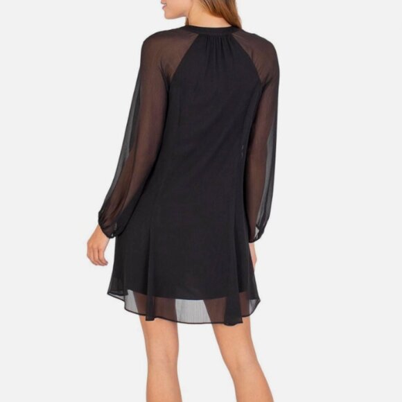 Joie Limited Edition Ladies Black Balloon Sleeve Dress Size Small NWT - Picture 2 of 3